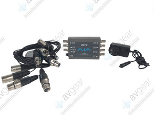 AJA HD10AMA HD/SD-SDI 4 Channel Analog Audio Embedder/Disembedder w/ Breakout Cable