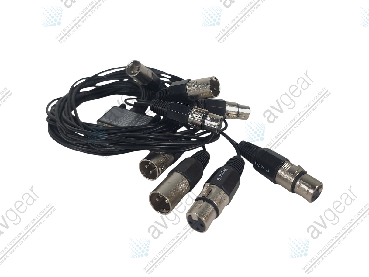 AJA HD10AMA HD/SD-SDI 4 Channel Analog Audio Embedder/Disembedder w/ Breakout Cable