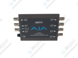 AJA HD10AMA HD/SD-SDI 4 Channel Analog Audio Embedder/Disembedder w/ Breakout Cable