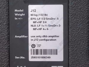 D&b Audiotechnik J12 3-Way Line Array Loudspeaker