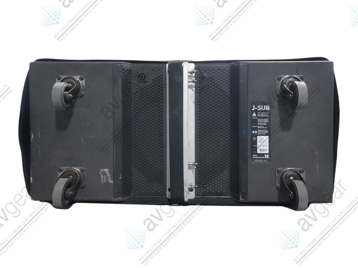 d&b audiotechnik J-SUB Flyable Cardioid Subwoofer, 3×18"