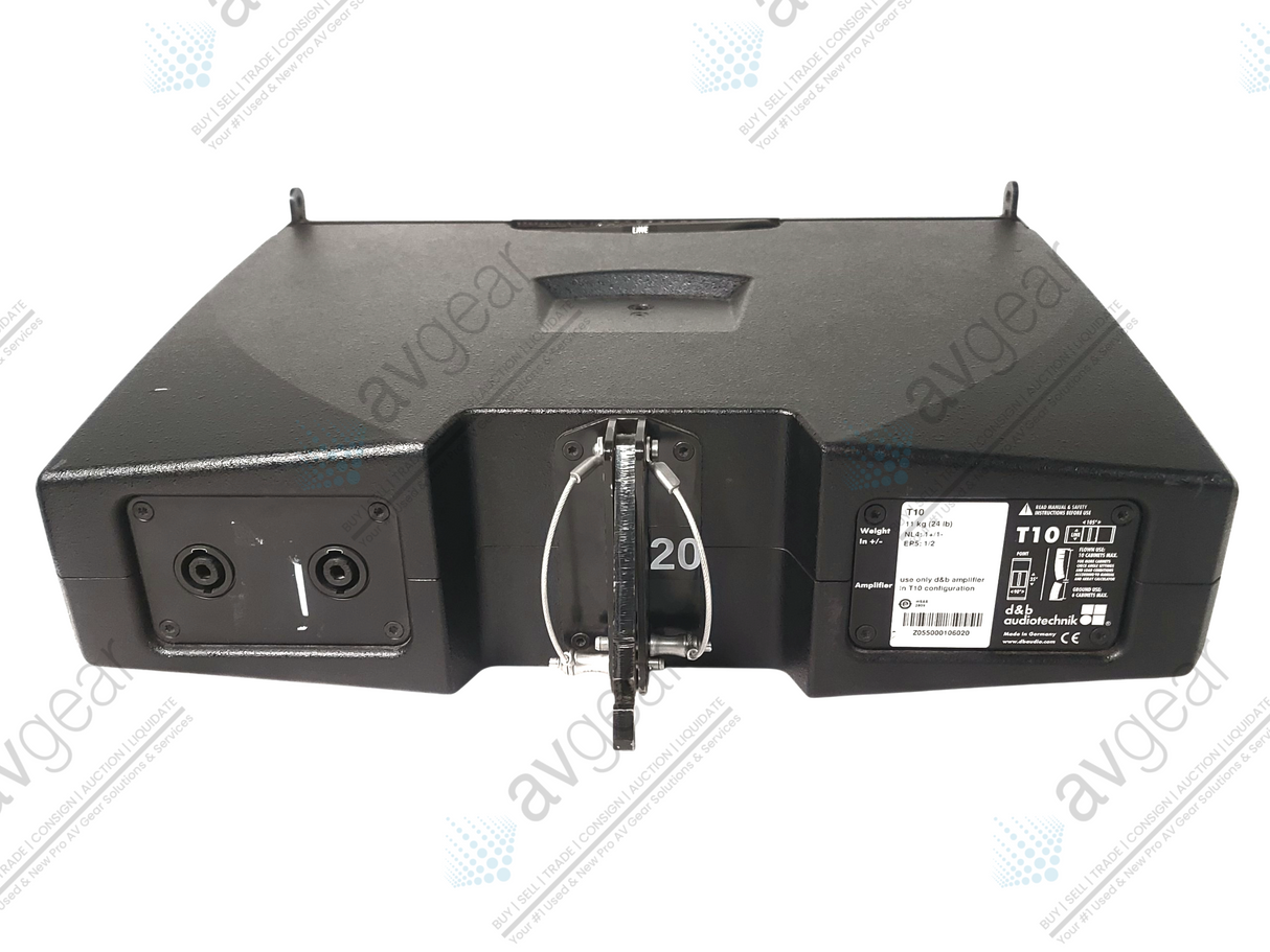 D&B AudioTechnik T10 2-way Line Array Loudspeaker in Wheeled Road Case