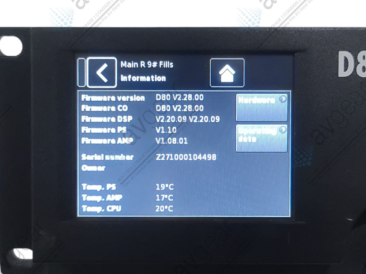 d&b audiotechnik D80 4-channel Power Amplifier