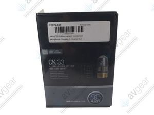 AKG CK33 Hypercardioid Condenser Microphone Capsule (NEW) in Original Box