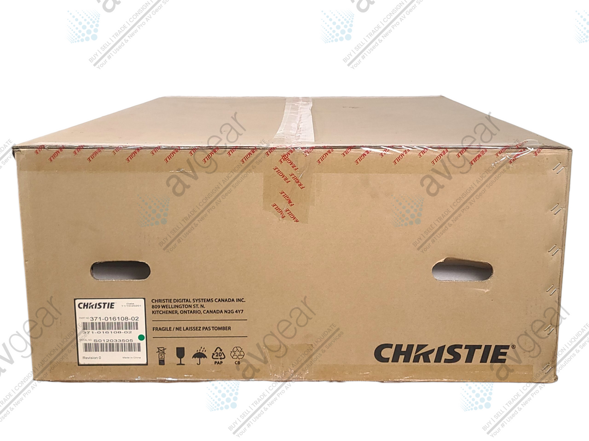 Christie 371-016108-02 D16WU-HS 1 DLP Laser Projector in Original Box [Manufacture Refurbished] [NO LENS]
