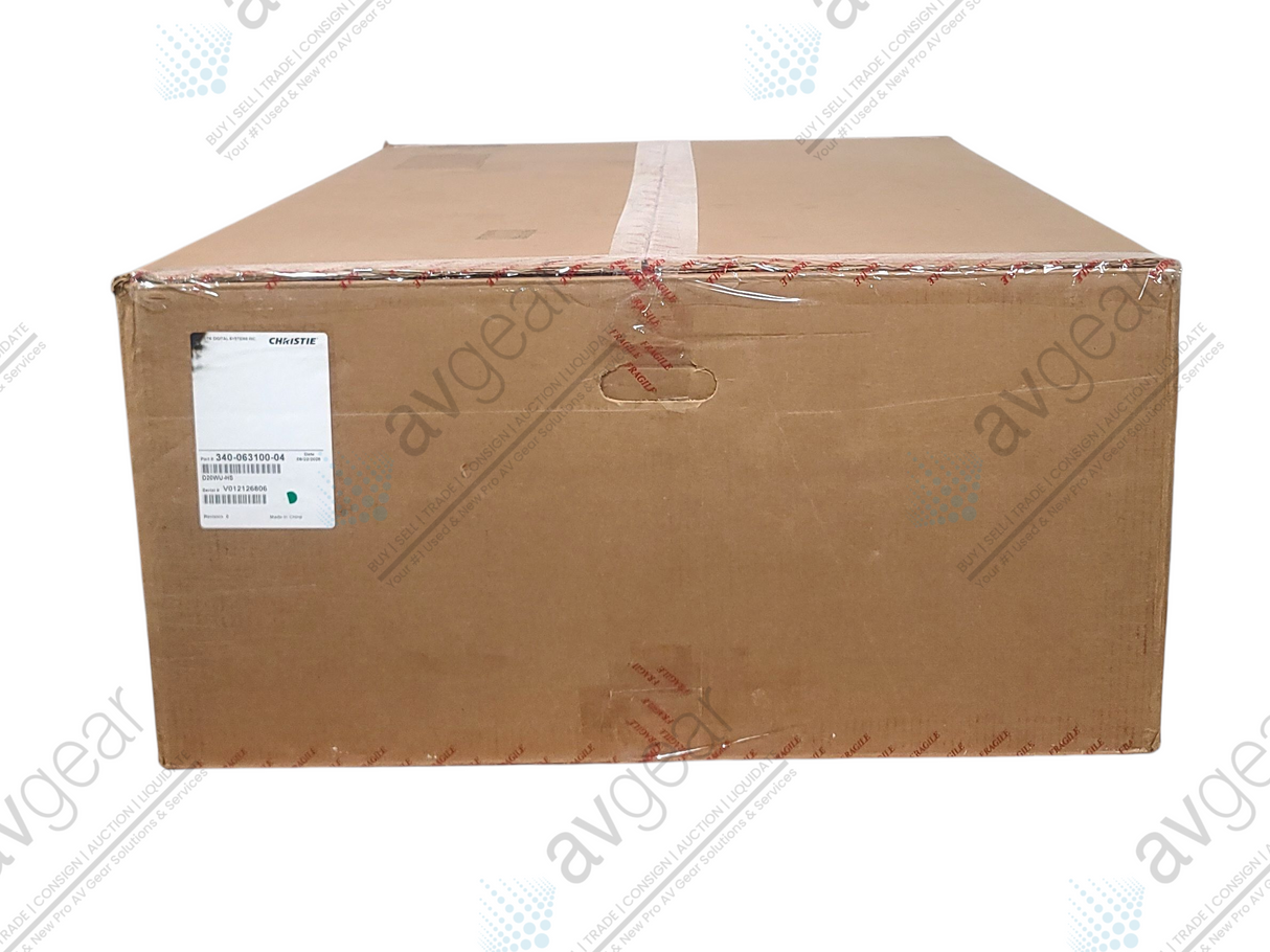 Christie 340-063100-04 D20WU-HS 1 DLP Laser Projector [Manufacture Refurbished] [NO LENS]