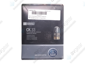 AKG CK33 Hypercardioid Condenser Microphone Capsule (NEW) in Original Box