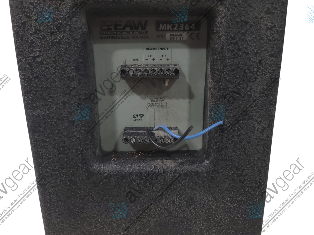 EAW MK2364 2-Way Full Range Loudspeaker w/ Mounting Bracket (NEEDS REPAIR)