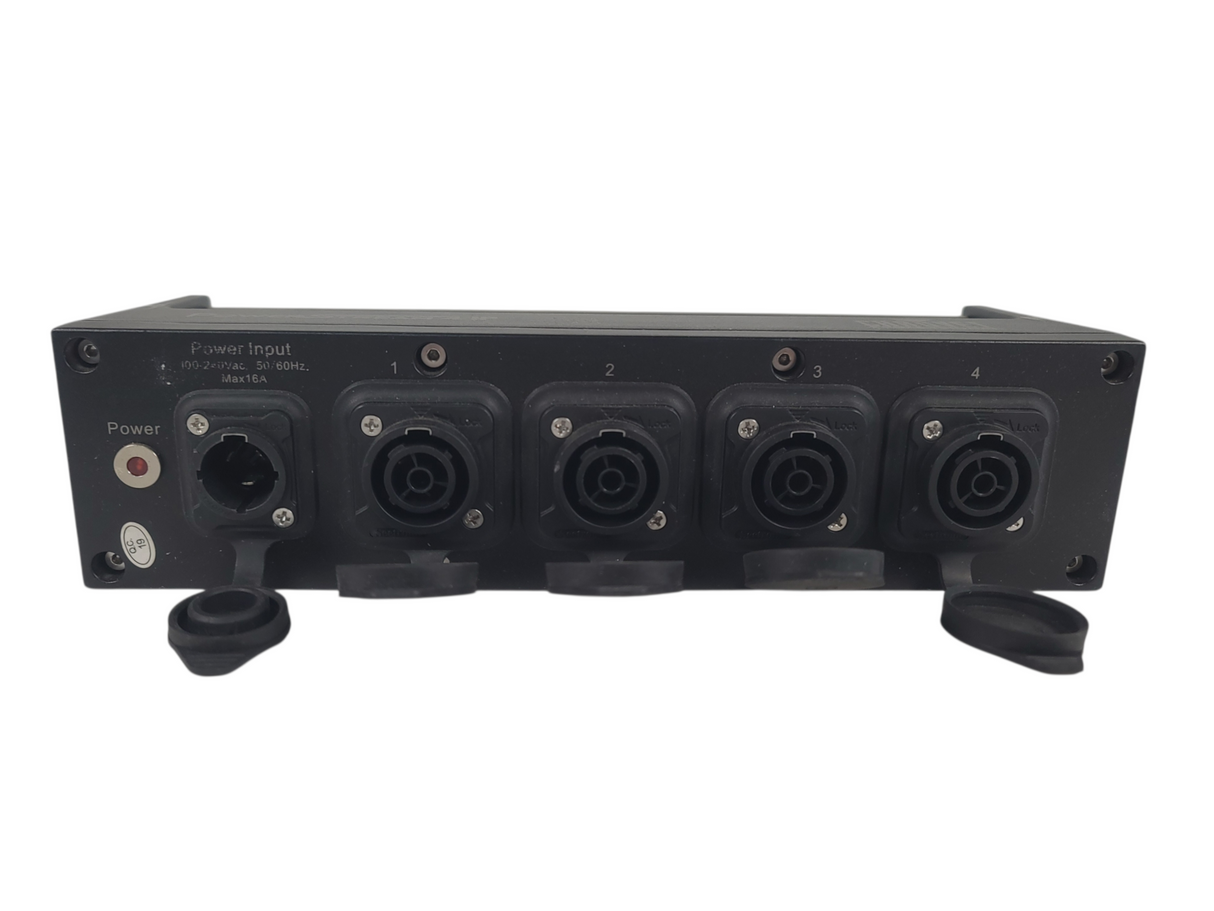 (2) Chauvet PowerStream 4 IP Power Splitters