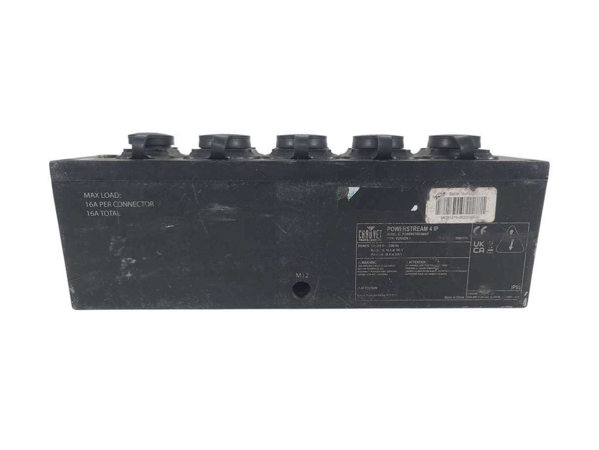 (2) Chauvet PowerStream 4 IP Power Splitters