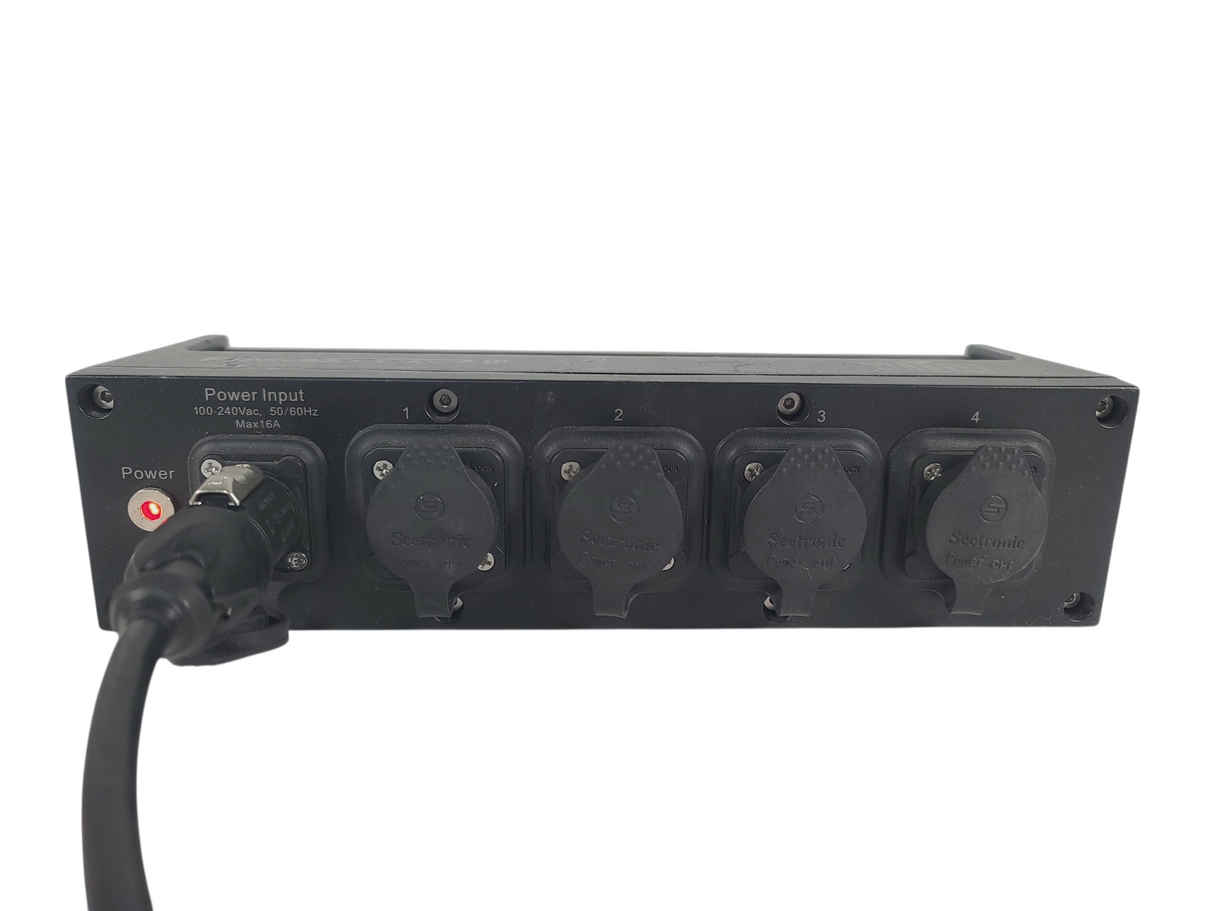 (2) Chauvet PowerStream 4 IP Power Splitters