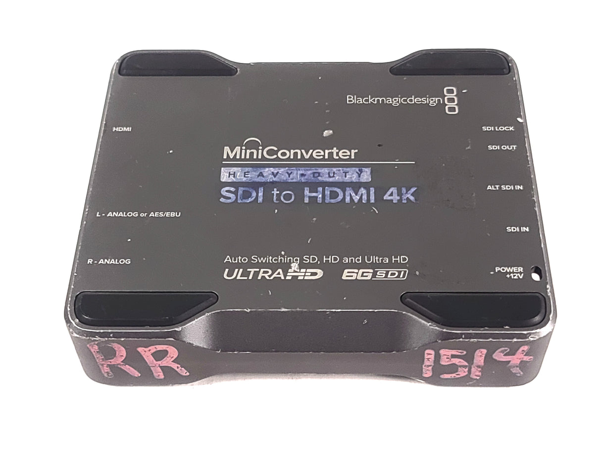 Blackmagic Design BMD-CONVMH/DUTYBSH4K Mini Converter Heavy Duty SDI to HDMI 4K (Needs Repair)
