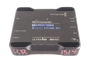 Blackmagic Design BMD-CONVMH/DUTYBSH4K Mini Converter Heavy Duty SDI to HDMI 4K (Needs Repair)
