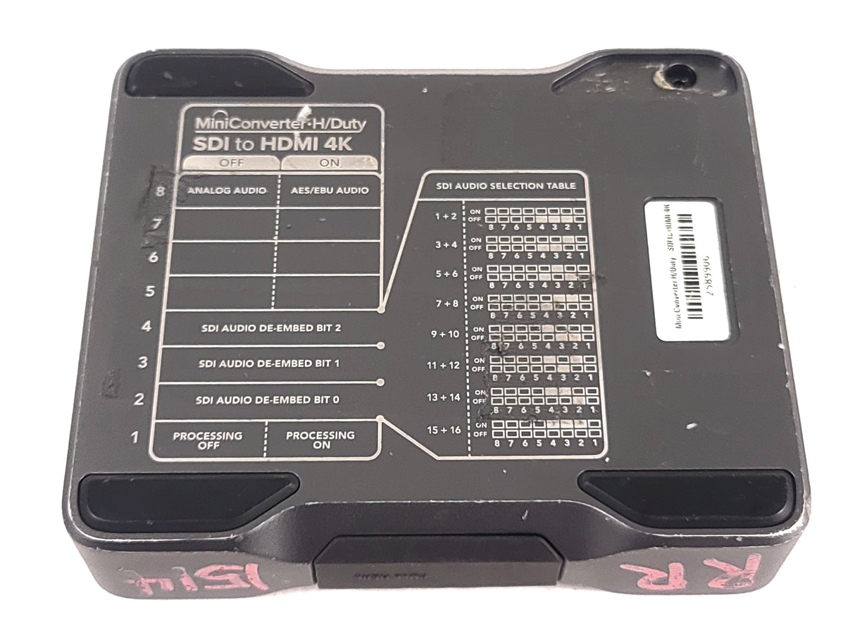 Blackmagic Design BMD-CONVMH/DUTYBSH4K Mini Converter Heavy Duty SDI to HDMI 4K (Needs Repair)