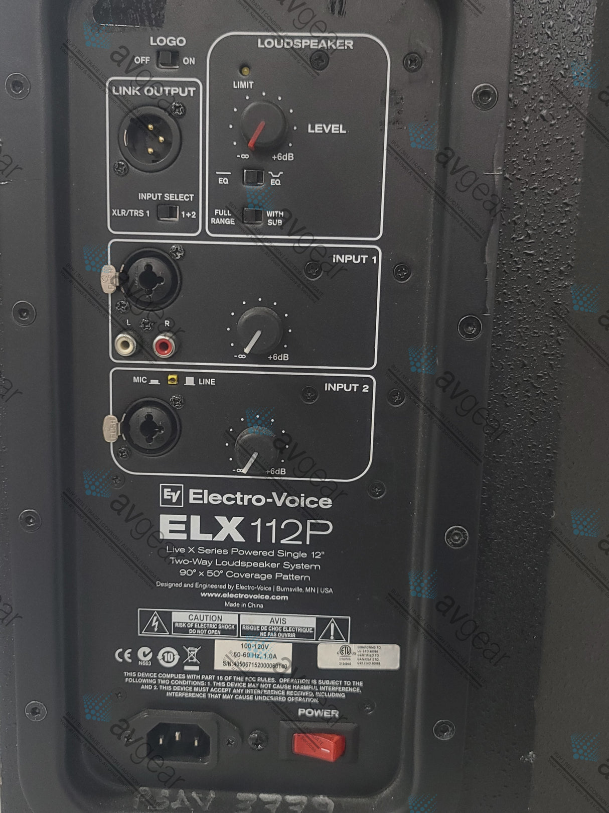 Electro Voice ELX112P 12" 2-Way Powered Loudspeaker