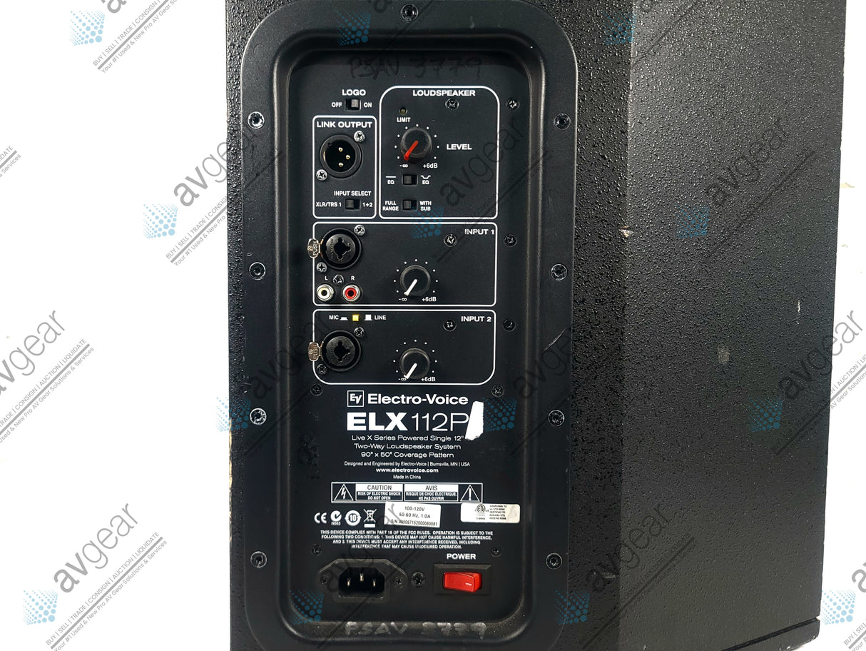 Electro Voice ELX112P 12" 2-Way Powered Loudspeaker