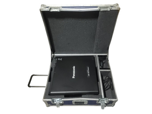 Panasonic PT-DW750LB 7,000 Lumens WXGA 1-Chip DLP (Lamp 1 1665 & Lamp 2 1666) [NO LENS] Projector in Wheeled Pull Behind Case