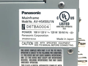 Panasonic AV-HS450 Multi-Format Live Switcher Main Frame