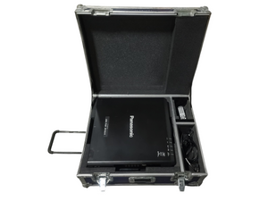 Panasonic PT-DW750LB 7,000 Lumens WXGA 1-Chip DLP (Lamp 1 2685 & Lamp 2 2675) [NO LENS] Projector in Wheeled Pull Behind Case