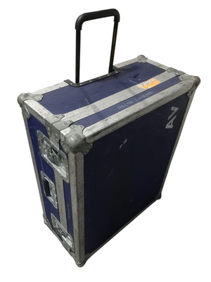 Panasonic PT-DW750LB 7,000 Lumens WXGA 1-Chip DLP (Lamp 1 2685 & Lamp 2 2675) [NO LENS] Projector in Wheeled Pull Behind Case