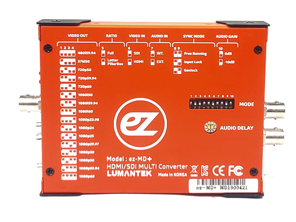 Lumantek EZ-MD+ HDMI/SDI Cross Converter with Audio Mux/Demux and Scaler