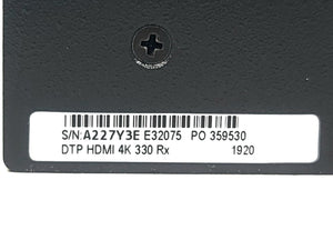 Extron DTP HDMI 4k 330 Rx Receiver