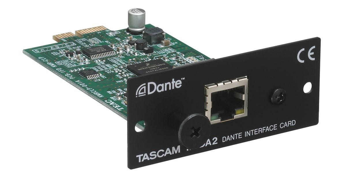 TASCAM IF-DA2 2-In / 2-Out Dante Interface Card for SS-R250N and SS-CDR250N Audio Recorders