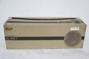 (2) Klipsch IC-400-T 70/100V Commercial 5" 2-Way In-Ceiling Loudspeakers (NEW-OPENED BOX)