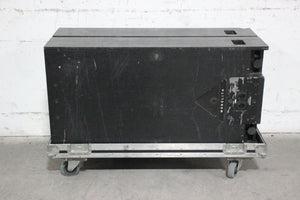 (2) MacPherson Monolith Bi-Amp Speakers w/ Rigging Hardware in Wheeled Road Case (For Parts)