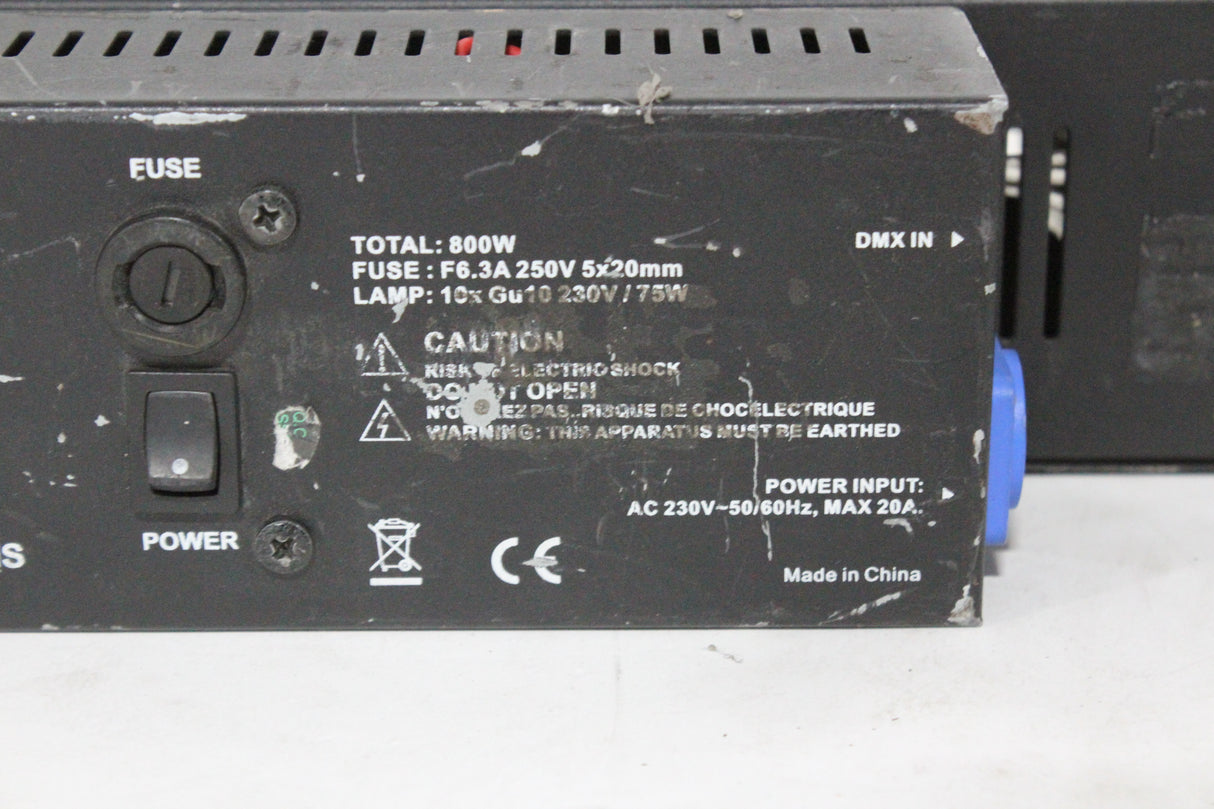 (2) SHOWTEC Sunstrip Active 10x75w - 230v version