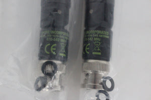 (2) Shure UA8-470-542 1/2 Wave Omnidirectional Receiver Antennas (470-542 MHz)