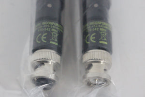 (2) Shure UA8-470-542 1/2 Wave Omnidirectional Receiver Antennas (470-542 MHz)