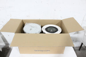 (2) Tannoy CMS 801DC BM Ceiling Monitor Loud Speakers w/ (2) Grilles