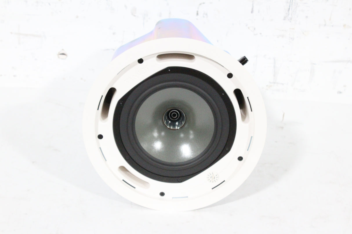 (2) Tannoy CMS 801DC BM Ceiling Monitor Loud Speakers w/ (2) Grilles