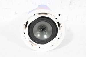 (2) Tannoy CMS 801DC BM Ceiling Monitor Loud Speakers w/ (2) Grilles