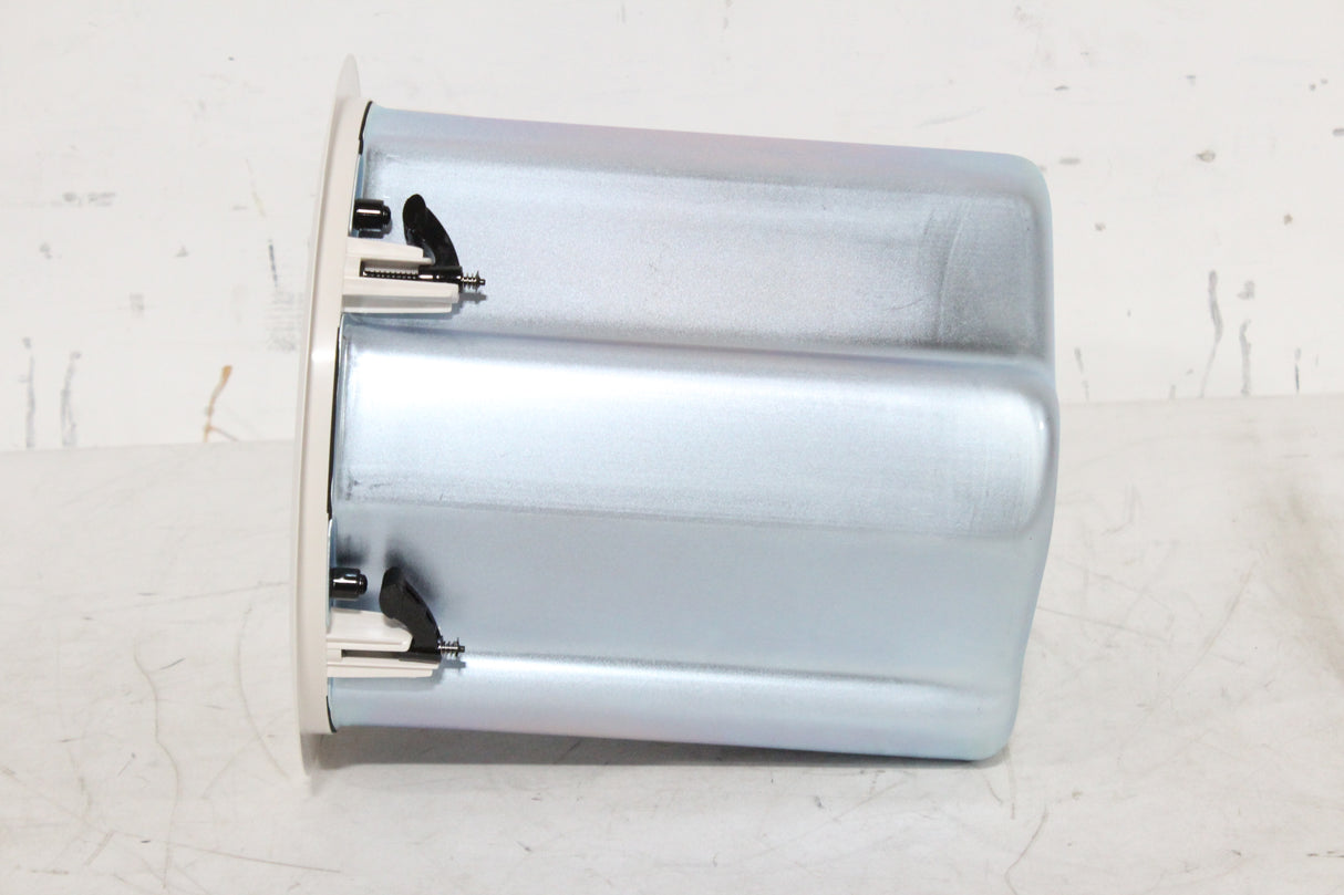 (2) Tannoy CMS 801DC BM Ceiling Monitor Loud Speakers w/ (2) Grilles, (2) Rails &amp; (2) Cut Out Templates