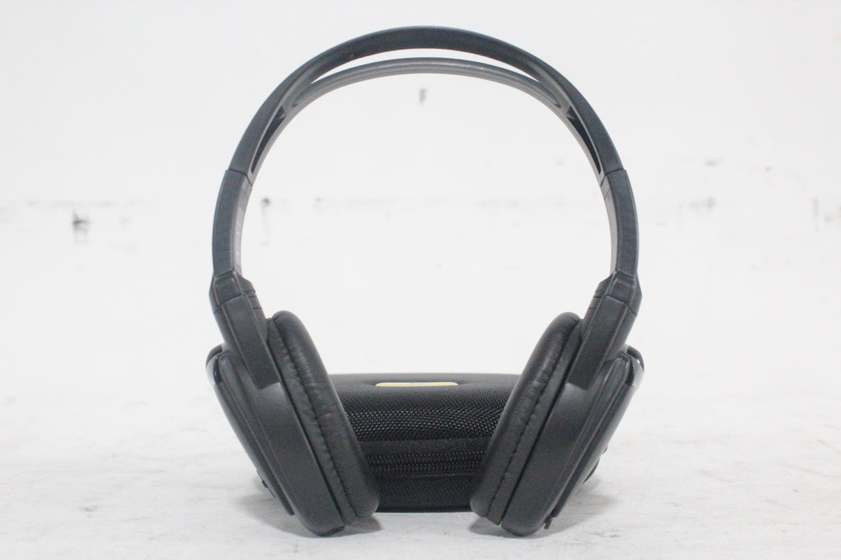 (2) Williams Sound WIR RX15-2 Dual-Channel Infrared Wireless Headphones (2.3 or 2.8 MHz) w/ (2) Vinyl Zipper Cases
