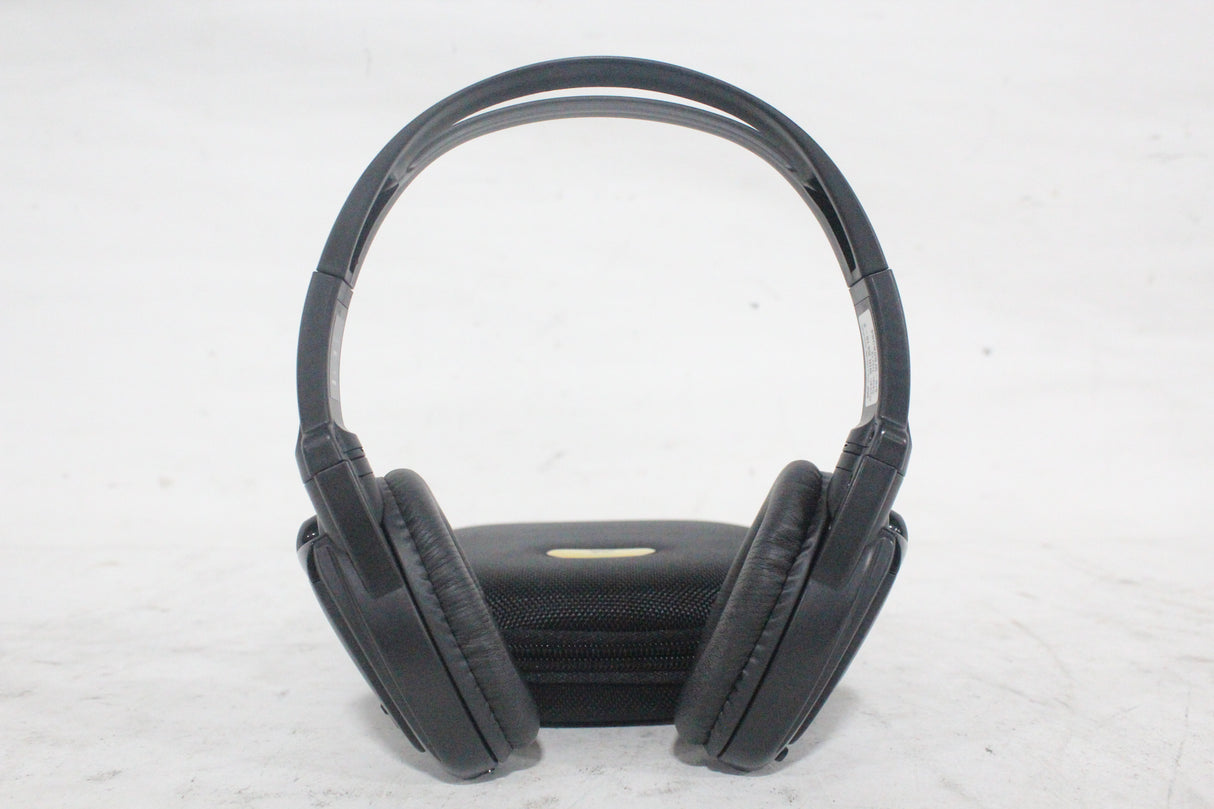 (2) Williams Sound WIR RX15-2 Dual-Channel Infrared Wireless Headphones (2.3 or 2.8 MHz) w/ (2) Vinyl Zipper Cases