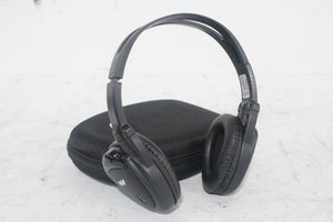 (2) Williams Sound WIR RX15-2 Dual-Channel Infrared Wireless Headphones (2.3 or 2.8 MHz) w/ (2) Vinyl Zipper Cases