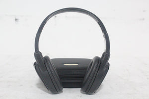 (2) Williams Sound WIR RX15-2 Dual-Channel Infrared Wireless Headphones (2.3 or 2.8 MHz) w/ (2) Vinyl Zipper Cases