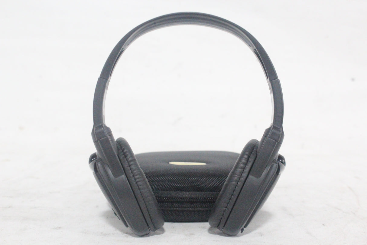 (2) Williams Sound WIR RX15-2 Dual-Channel Infrared Wireless Headphones (2.3 or 2.8 MHz) w/ (2) Vinyl Zipper Cases