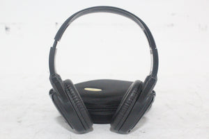 (2) Williams Sound WIR RX15-2 Dual-Channel Infrared Wireless Headphones (2.3 or 2.8 MHz) w/ (2) Vinyl Zipper Cases