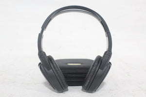 (2) Williams Sound WIR RX15-2 Dual-Channel Infrared Wireless Headphones (2.3 or 2.8 MHz) w/ (2) Vinyl Zipper Cases