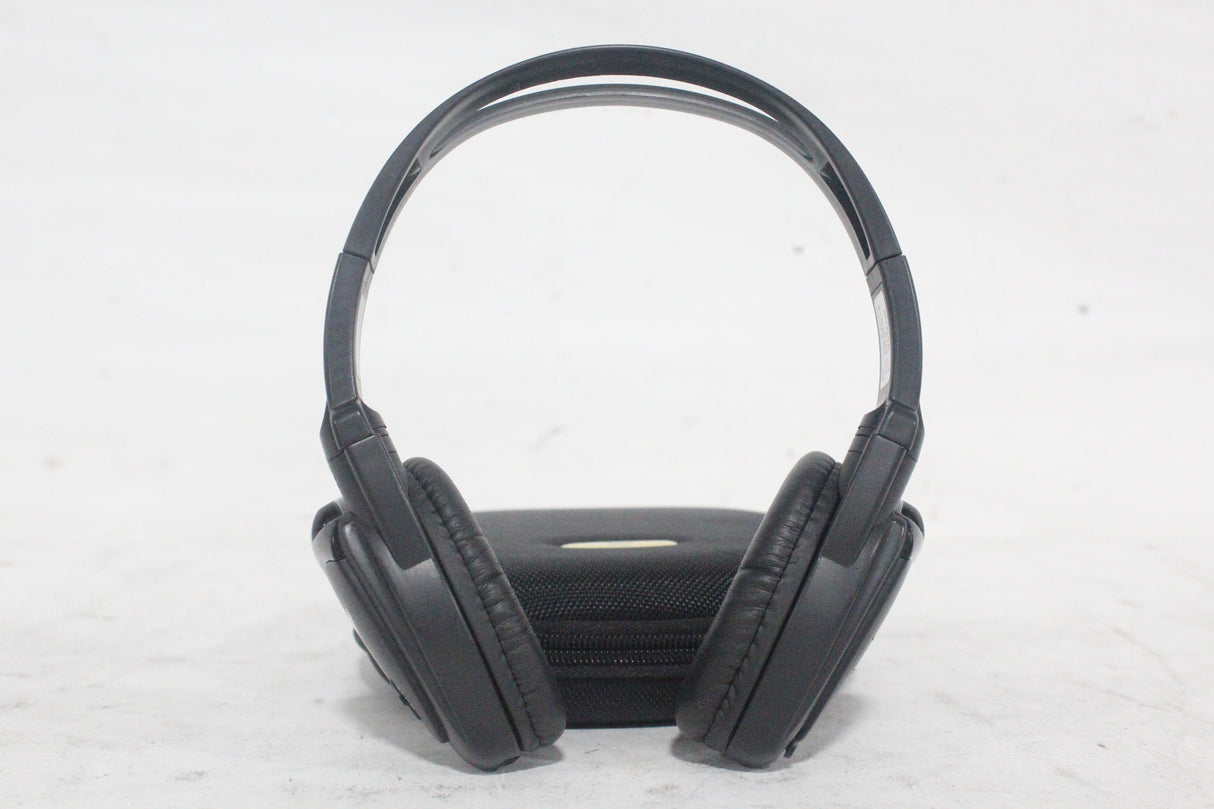 (2) Williams Sound WIR RX15-2 Dual-Channel Infrared Wireless Headphones (2.3 or 2.8 MHz) w/ (2) Vinyl Zipper Cases
