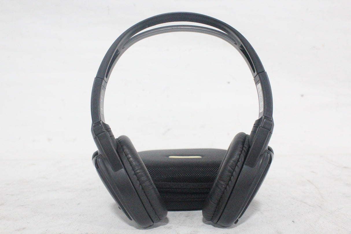 (2) Williams Sound WIR RX15-2 Dual-Channel Infrared Wireless Headphones (2.3 or 2.8 MHz) w/ (2) Vinyl Zipper Cases