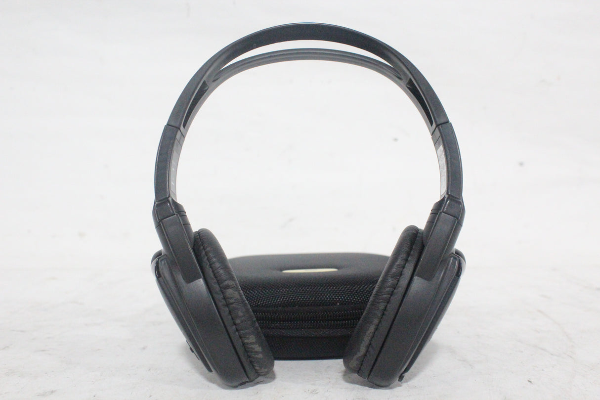 (2) Williams Sound WIR RX15-2 Dual-Channel Infrared Wireless Headphones (2.3 or 2.8 MHz) w/ (2) Vinyl Zipper Cases