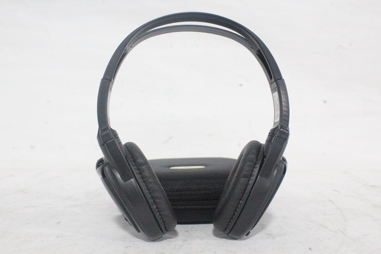 (2) Williams Sound WIR RX15-2 Dual-Channel Infrared Wireless Headphones (2.3 or 2.8 MHz) w/ (2) Vinyl Zipper Cases
