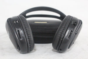 (2) Williams Sound WIR RX15-2 Dual-Channel Infrared Wireless Headphones (2.3 or 2.8 MHz) w/ (2) Vinyl Zipper Cases