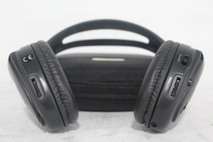 (2) Williams Sound WIR RX15-2 Dual-Channel Infrared Wireless Headphones (2.3 or 2.8 MHz) w/ (2) Vinyl Zipper Cases