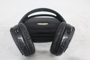 (2) Williams Sound WIR RX15-2 Dual-Channel Infrared Wireless Headphones (2.3 or 2.8 MHz) w/ (2) Vinyl Zipper Cases